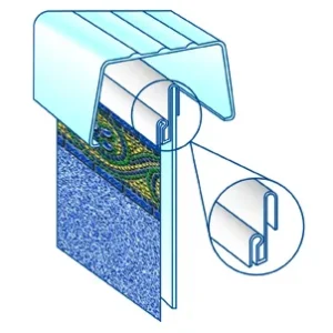Liner Track/Bead Receiver – 53″ Lengths