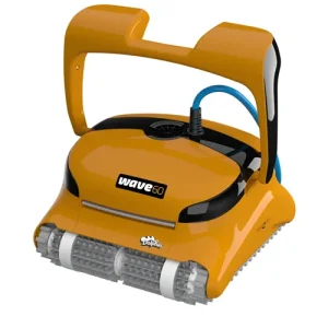 Maytronics Dolphin Wave 60 Commercial Robotic Pool Cleaner with Caddy