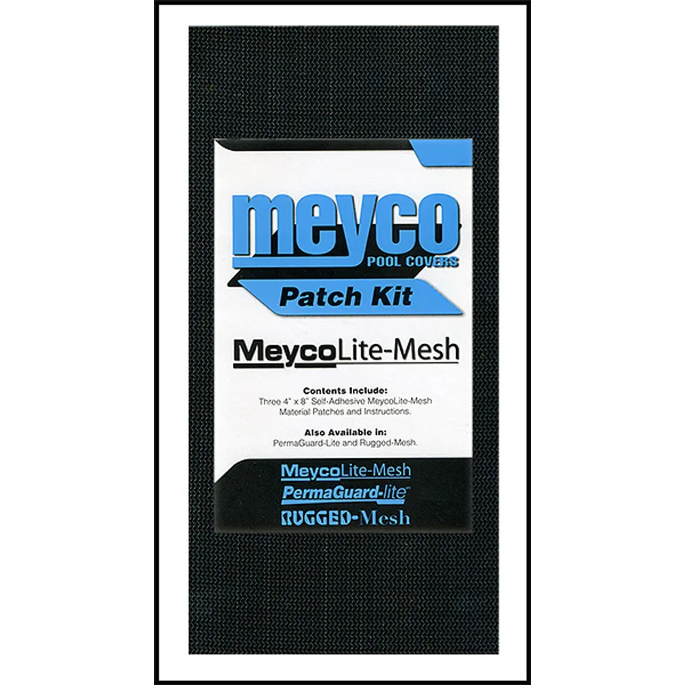 MEYCO MESH PATCH KIT (BLACK)SELF-ADHESIVE