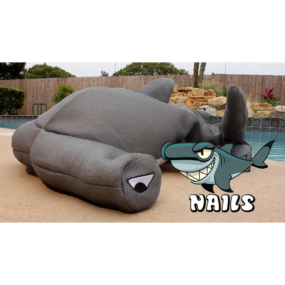 Nails Seaside Rider Stuffed Floating Hammerhead Shark