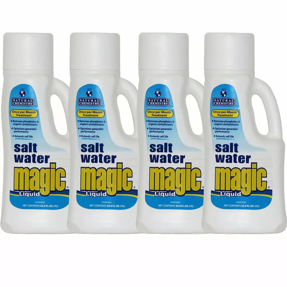 Natural Chemistry Salt Water Magic Liquid, 4 Liter