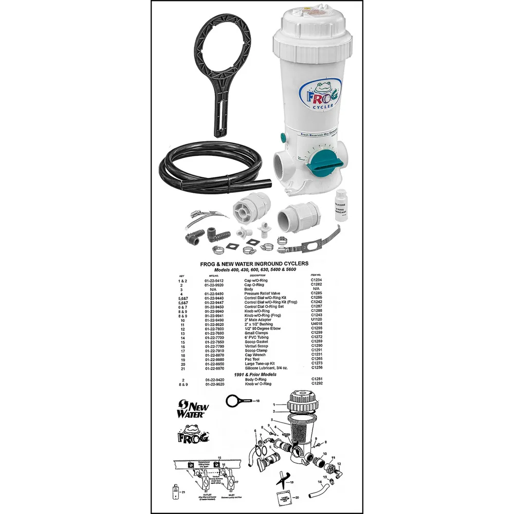 New Water Frog Off-Line Cycler for In-Ground Pools