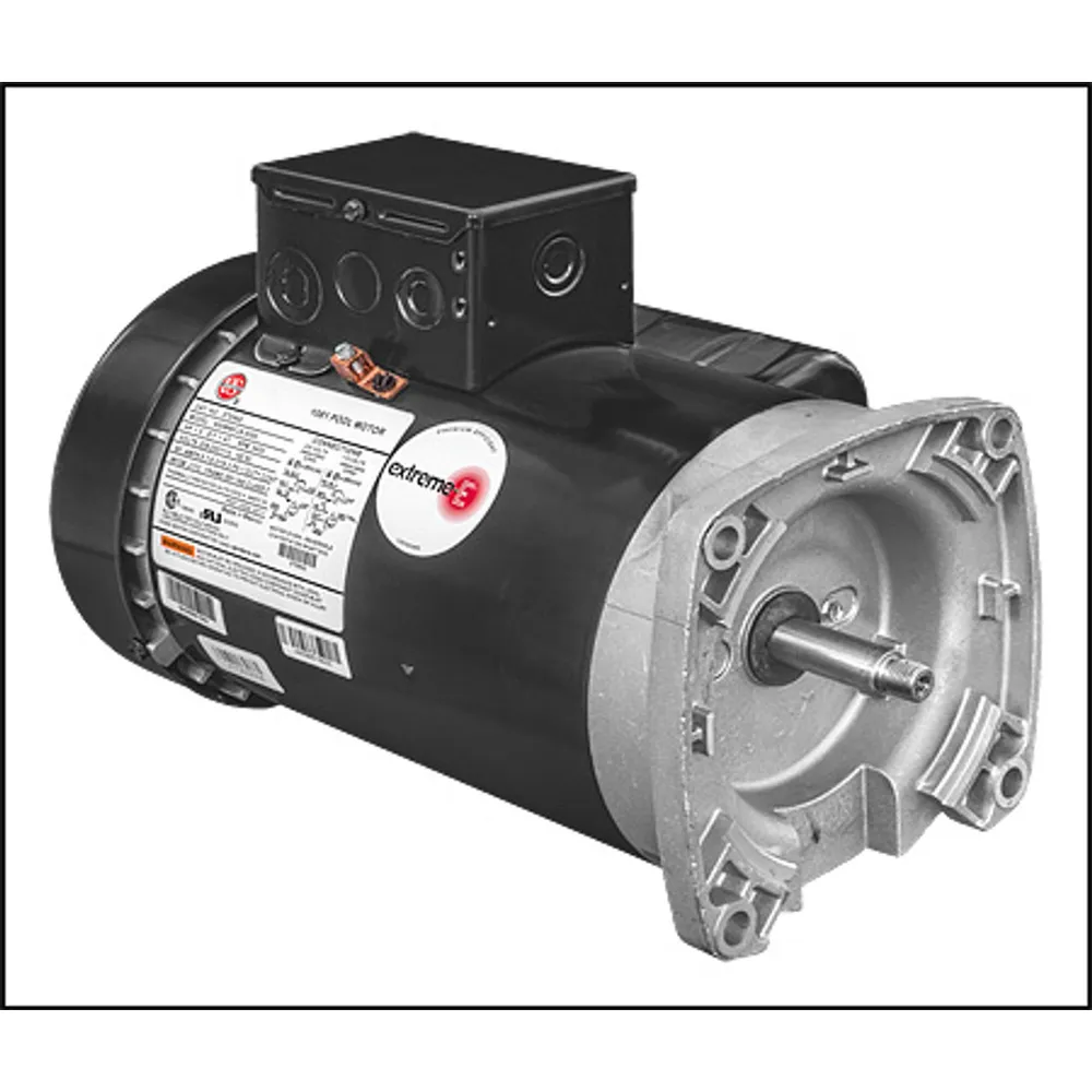NIDEC MOTOR #ETE842- FLANGED 1-1/2HP 1PH TEFC