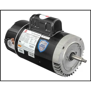 NIDEC PUMP MOTOR #ASB2979 – THREADED SHAFT 2 HP 2-SPEED 230V