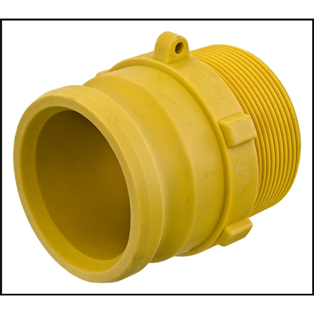 Nylon Part F Male Adapter x Male NPT 3″ #GRF300