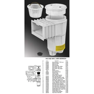 Pac Fab Bermuda Skimmer 2″ Slip #506300