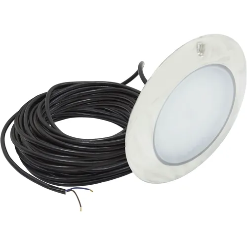 Pal Lighting 10-5/8″ Cool White Pool Light with 80′ Cord and Plug 64-EGLCW-80