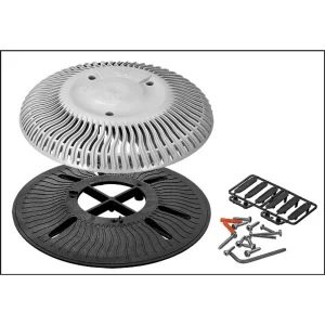 Paramount Light Gray SDX Retro Hi-Flow Safety Drain Cover (#004-192-2214-08)