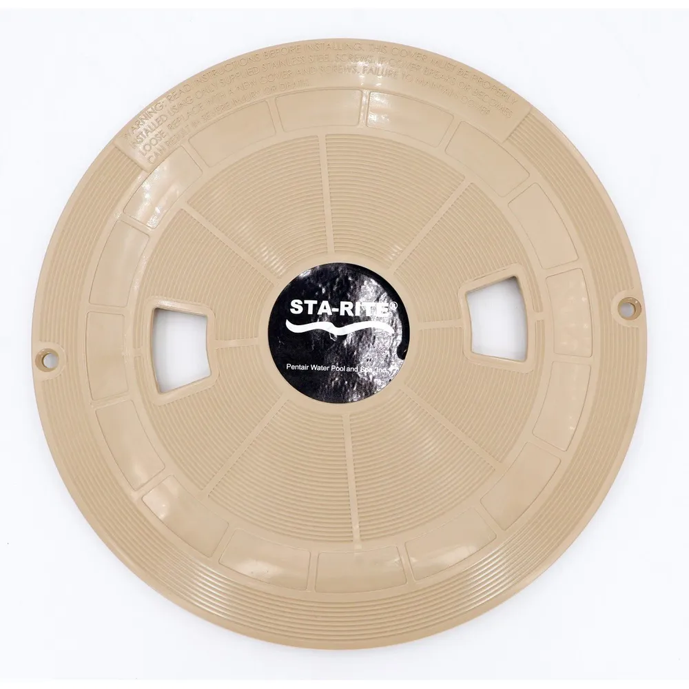 Pentair 9.88″ Tan Skimmer Lid for SwimQuip U-3 08650-0158