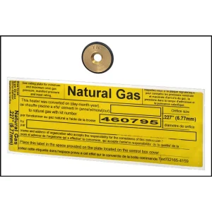 Pentair Gas Orifice Kit 175K LP For Master Temp Heater (#460795)