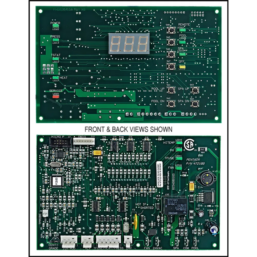Pentair Minimax DDTC Control Board Assembly For NT TSI Heaters (#472100)