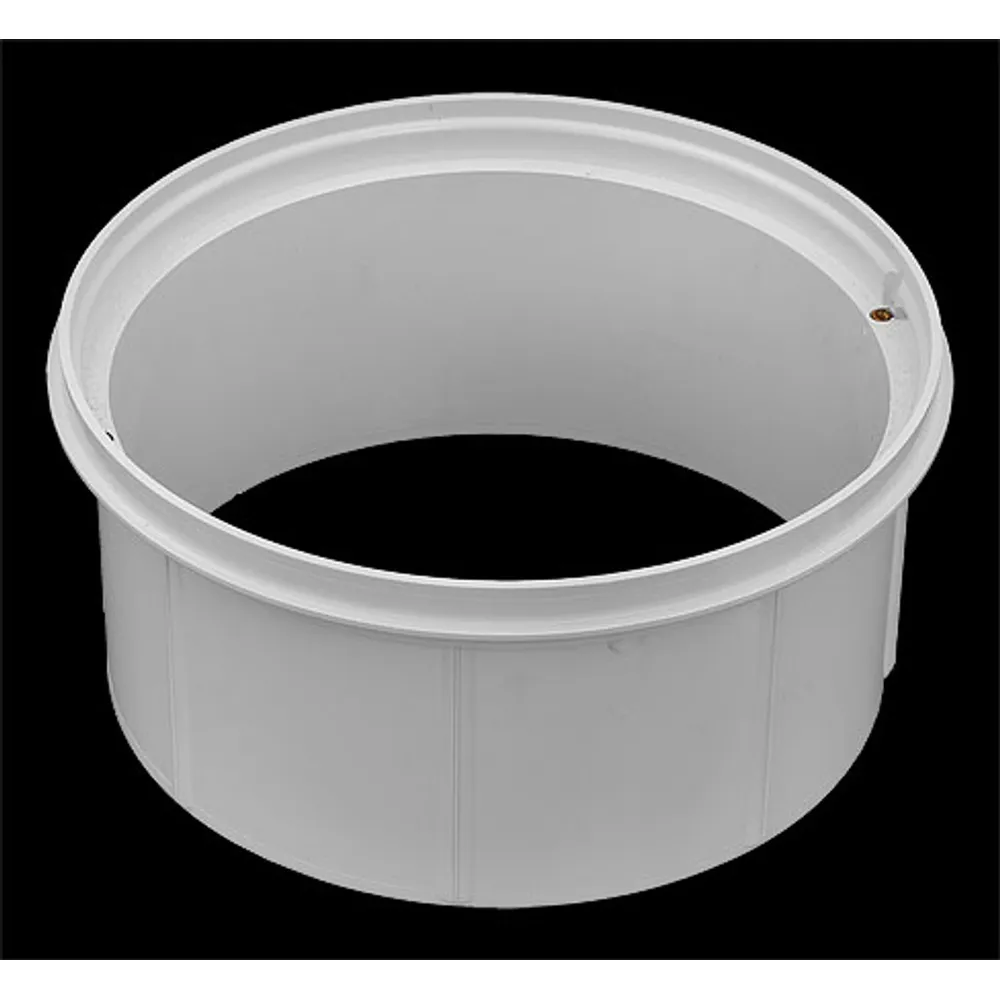 Pentair/PacFab White Vinyl Deck Collar With Inserts (#516259)