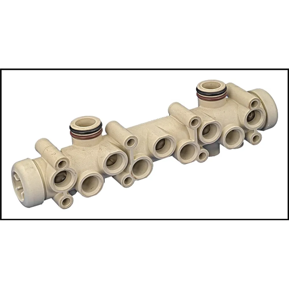 Pentair Plastic In/Out Sub-Header Assembly For Minimax NT TSI Heaters (#472363)