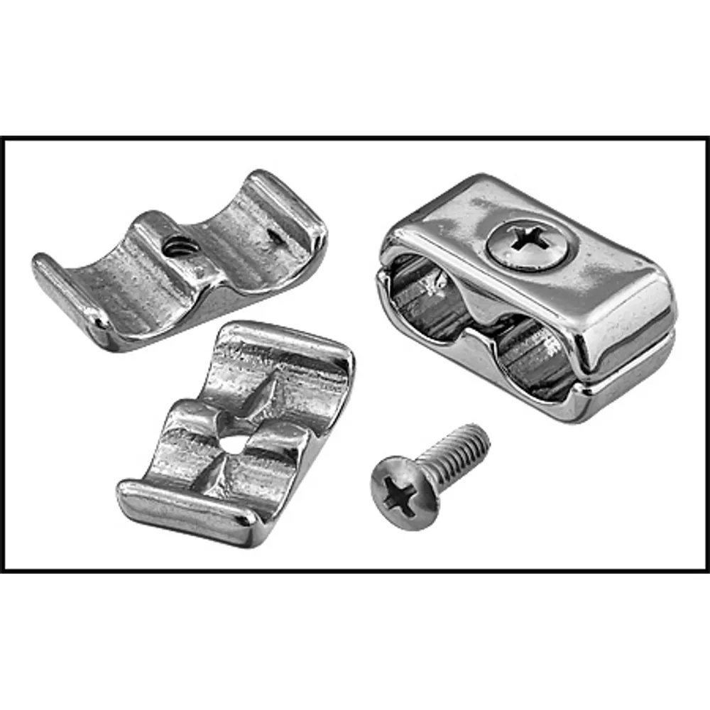 Perma-Cast Company 1/2″ Chrome Hook Eye Clamp (Bag Of 2) (#PH-58)