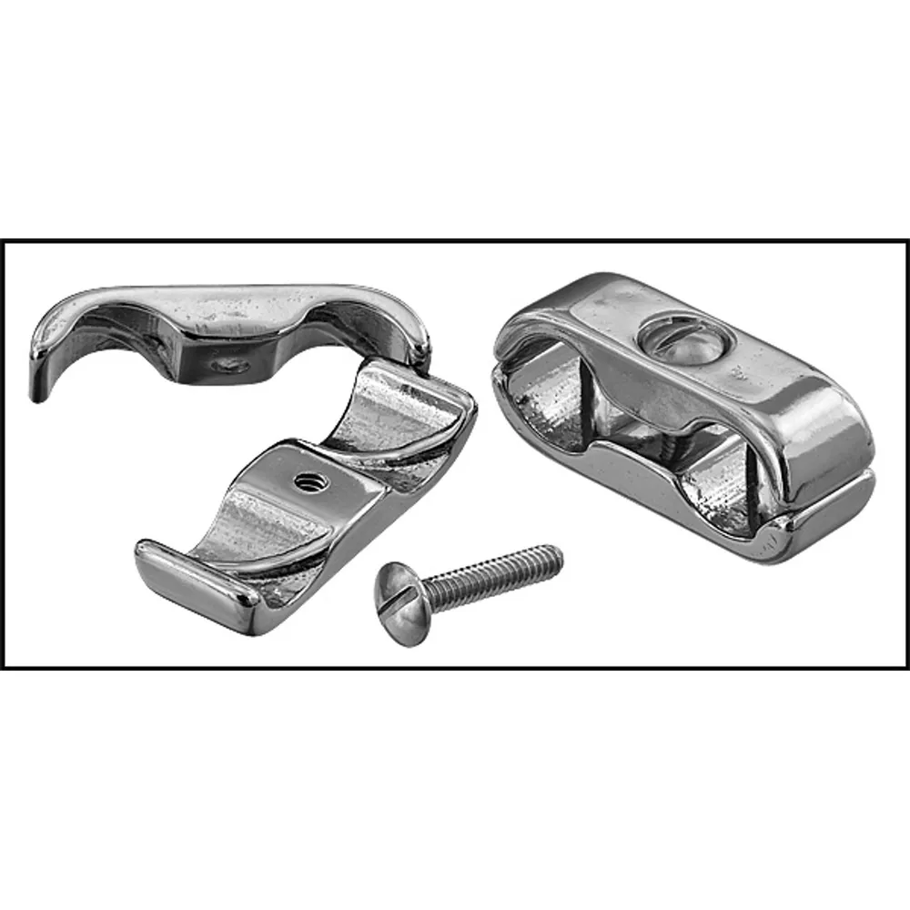 Perma-Cast Company 3/4″ Chrome Hook Eye Clamp (Bag Of 2) (#PH-59)