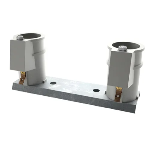 PermaCast Channel set 4-Inch Deck Anchor Cycolac PC-4008-P