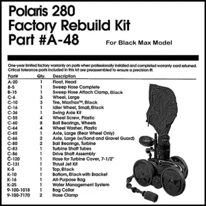 Polaris 280 Black Max Rebuild Kit (#K48)
