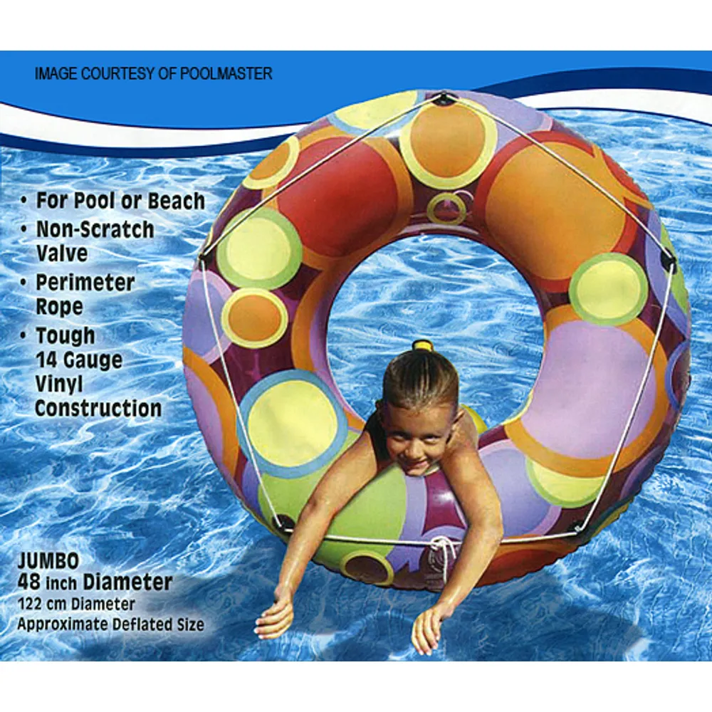 Poolmaster 48″ Bright Water Tube With Rope (#87148)