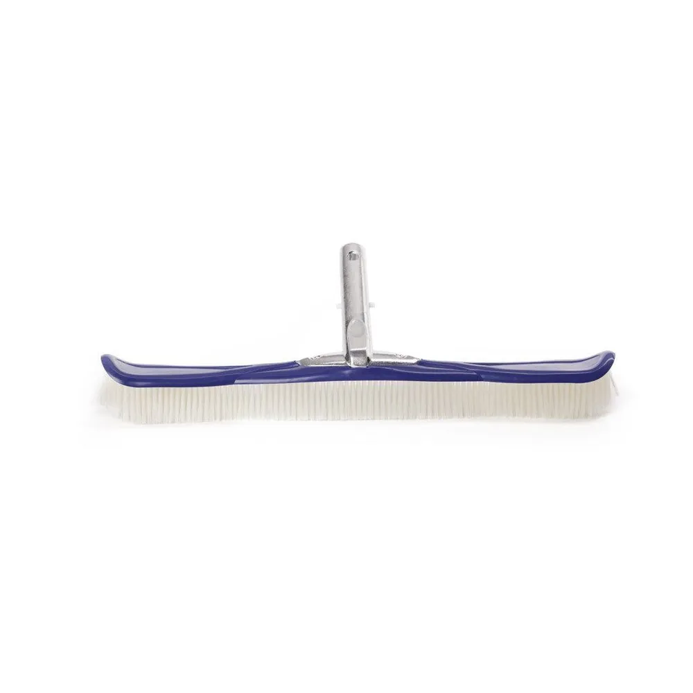 Poolstyle Pro 20″ Flex Wall Brush with Nylon Bristles, Metal Handle