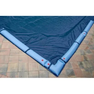 PoolTux Winter Cover for 30′ x 50′ Rectangle Pool 10 Yr. Blue/Black