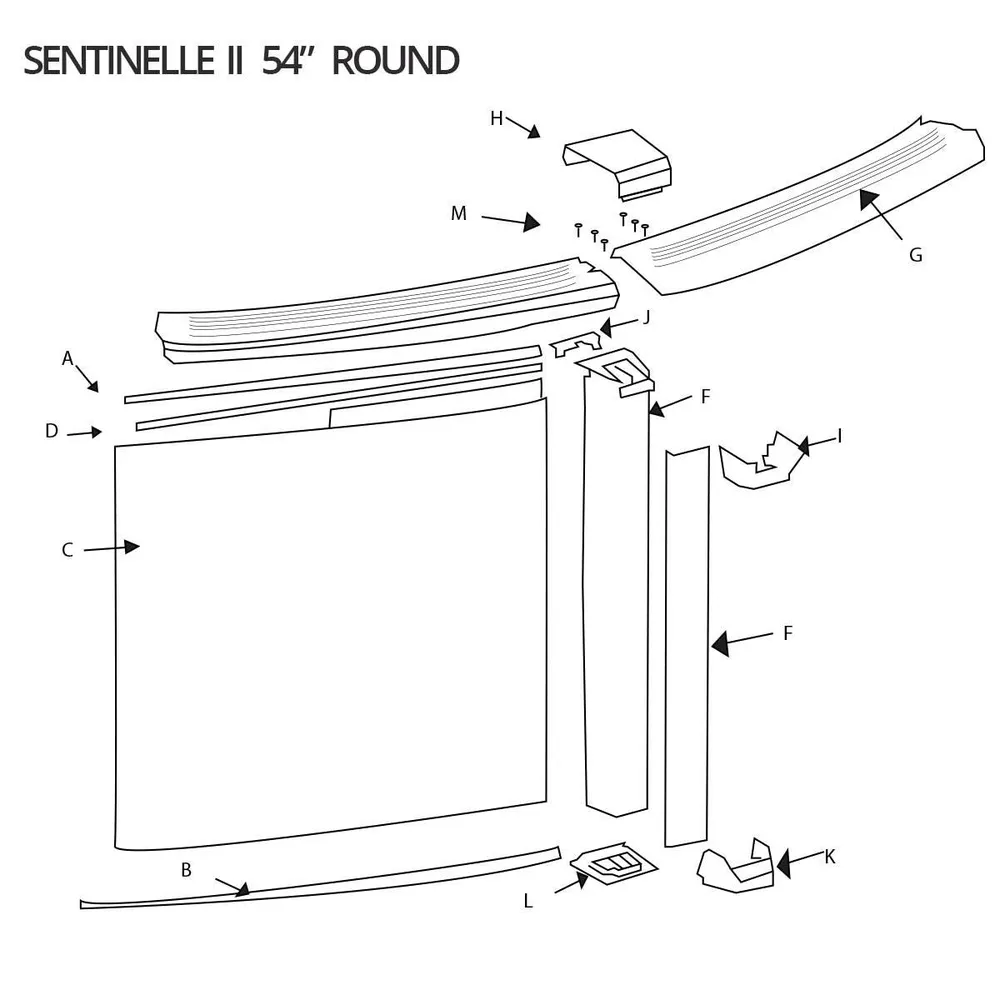 Quantum/Sentinelle II 54″ (Round Section)
