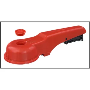 R.A.Munder Co. Inc. Red Old Style 6″ Plastic Replacement Handle For PVC Wafer Valve (#1764060)