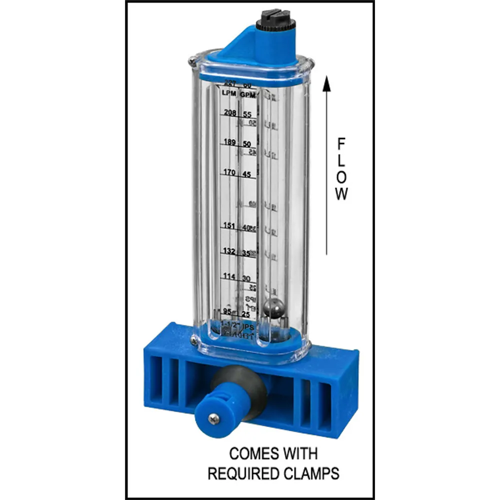 ROLA-CHEM FLOW METER 1-1/2″ VERTICAL MOUNT 25-60 GPM 570341V
