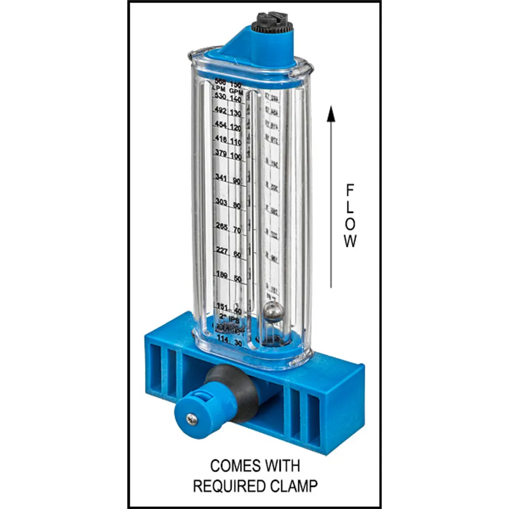 ROLA-CHEM FLOW METER 2 VERTICAL MOUNT 40-140 GPM 570351V