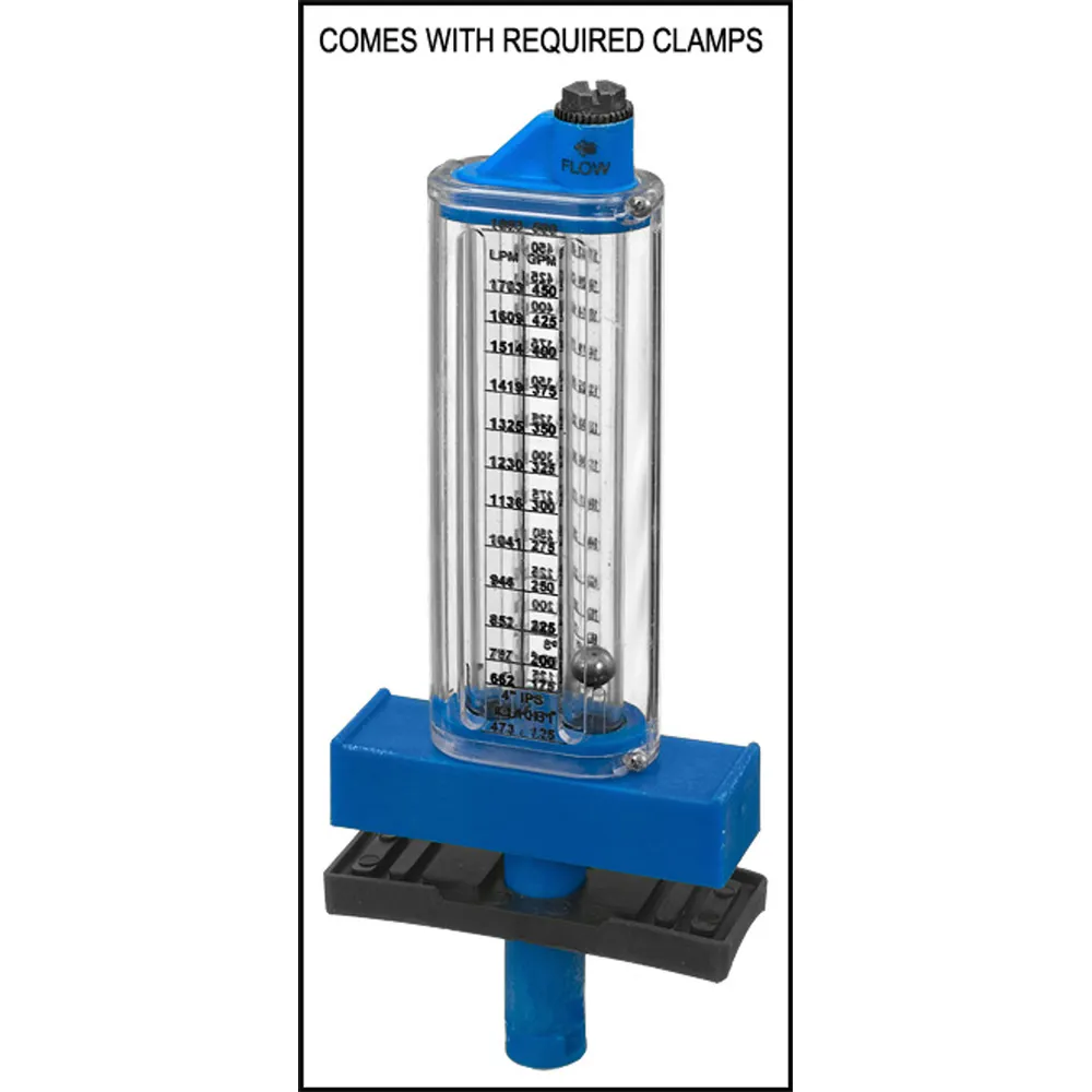 ROLA CHEM FLOW METER 4 TOP MOUNT 125-500 GPM 570381T