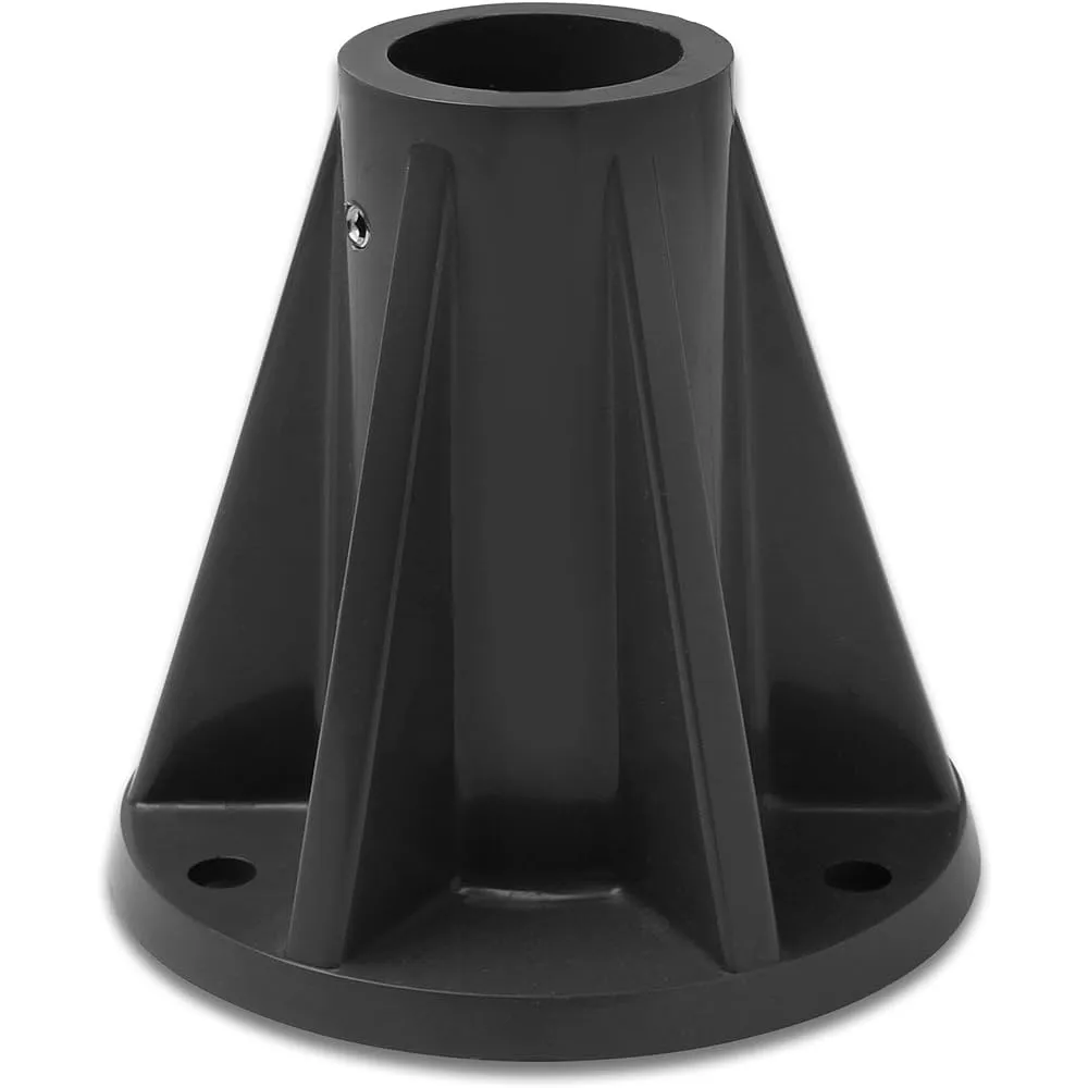 Saftron 6″ Deck Mount Flange – Black