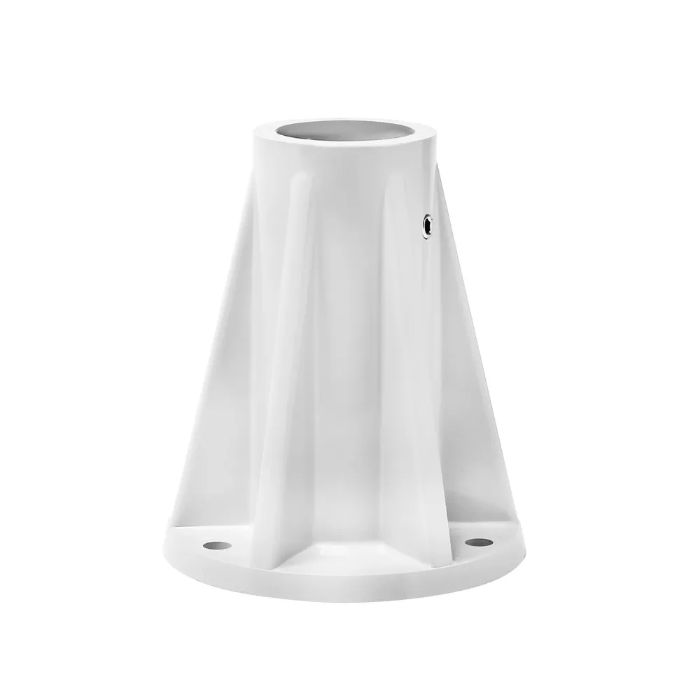 Saftron 6″ Deck Mount Flange – White