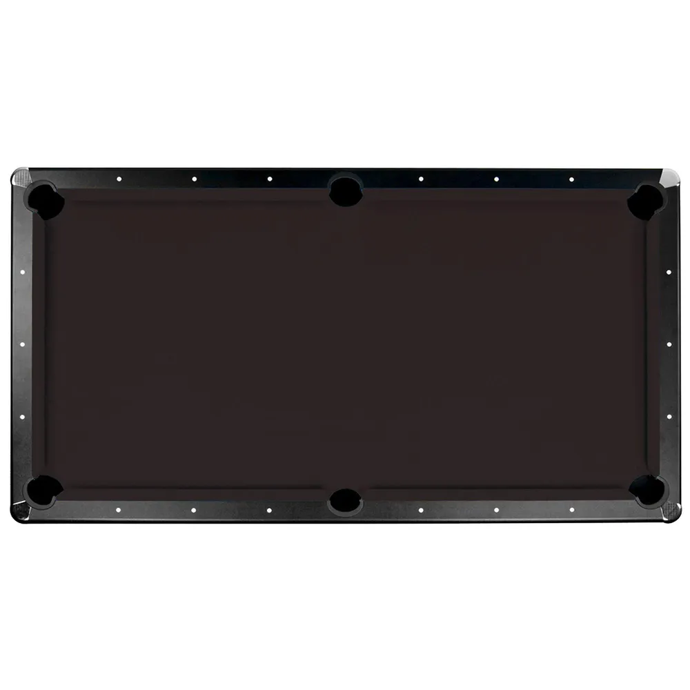 Saturn II Billiard Cloth Pool Table Felt – 7-ft – Black