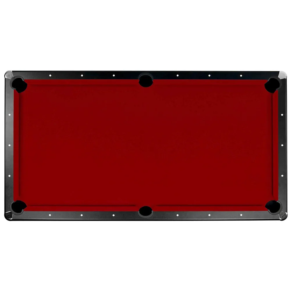 Saturn II Billiard Cloth Pool Table Felt – 8-ft – Burgundy