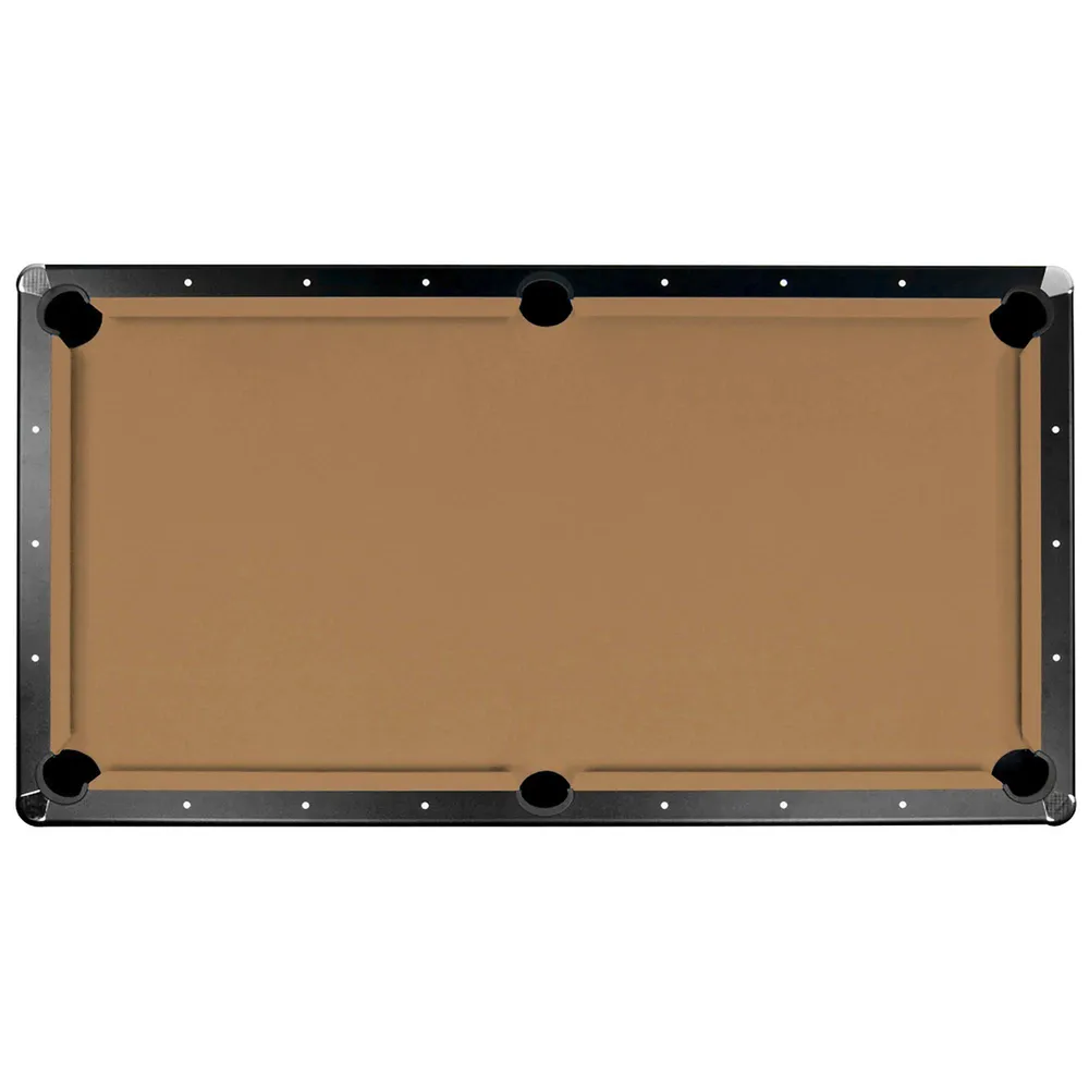 Saturn II Billiard Cloth Pool Table Felt – 8-ft – Camel