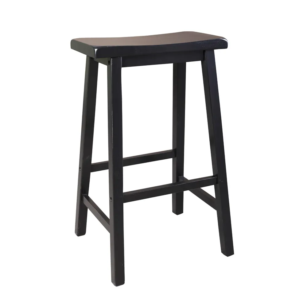 Sawhorse Backless 30″ Barstool – Black