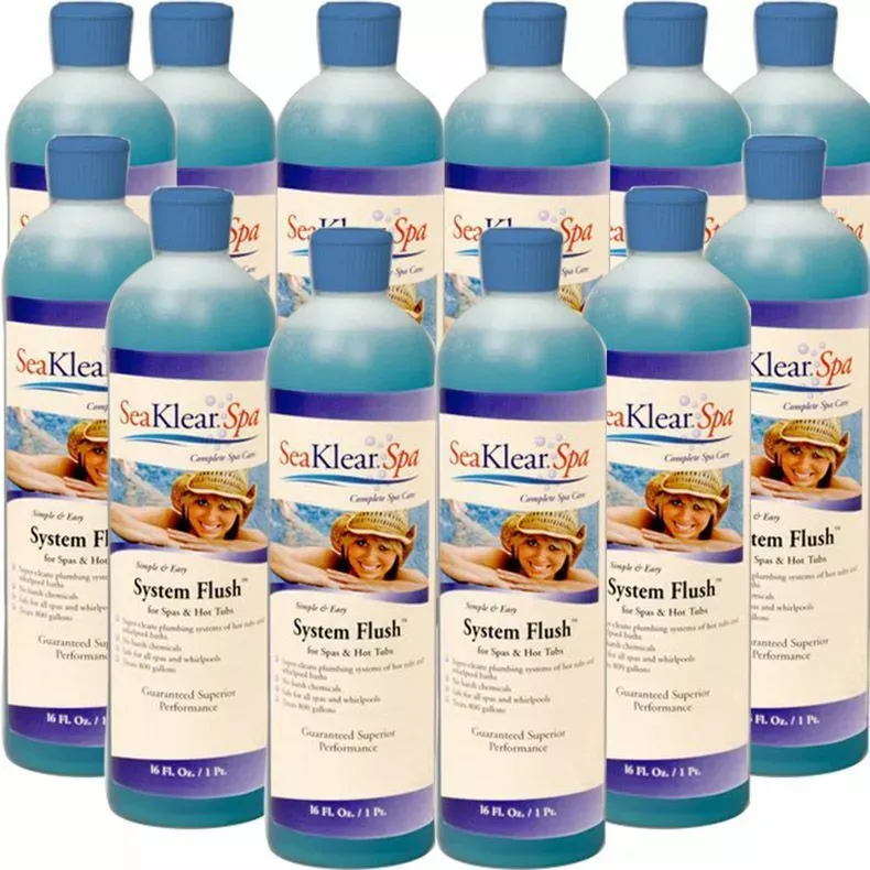 SeaKlear Spa System Flush, (12) 1 pt