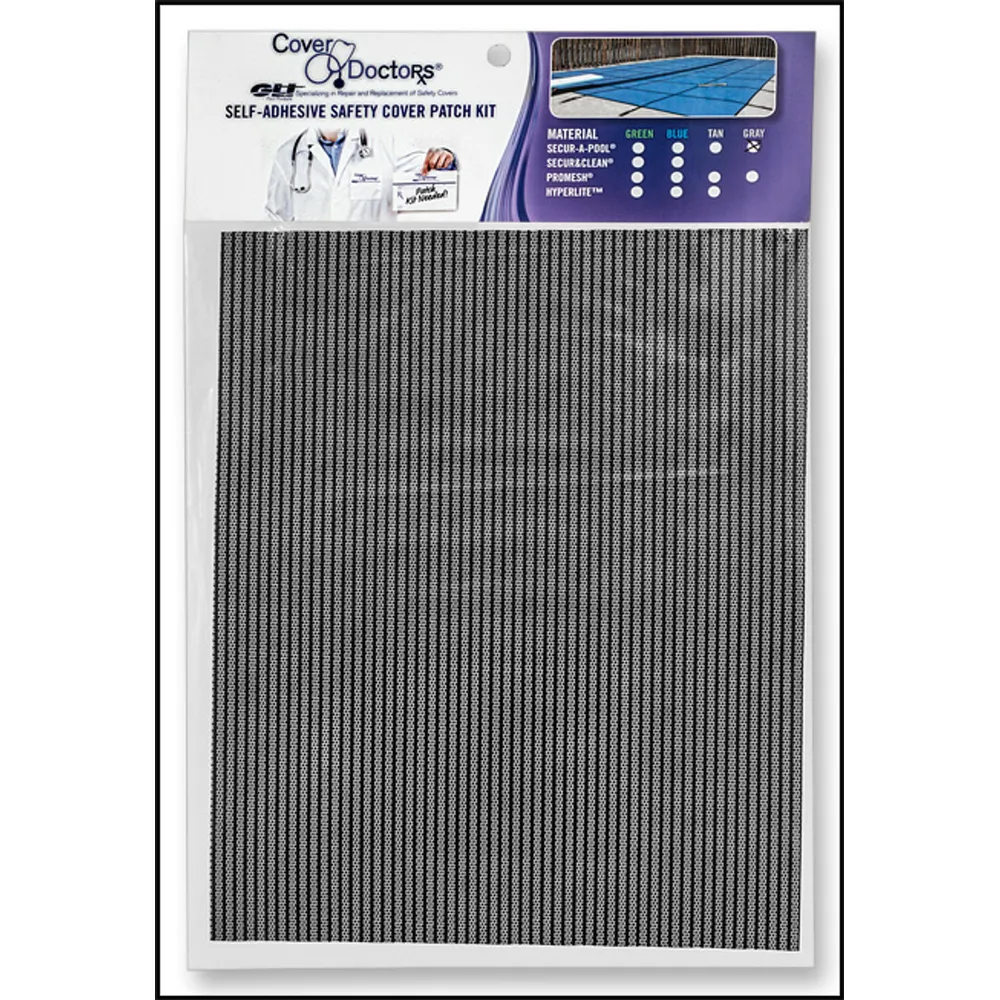 SECUR A POOL PATCH KIT GRAY MESH