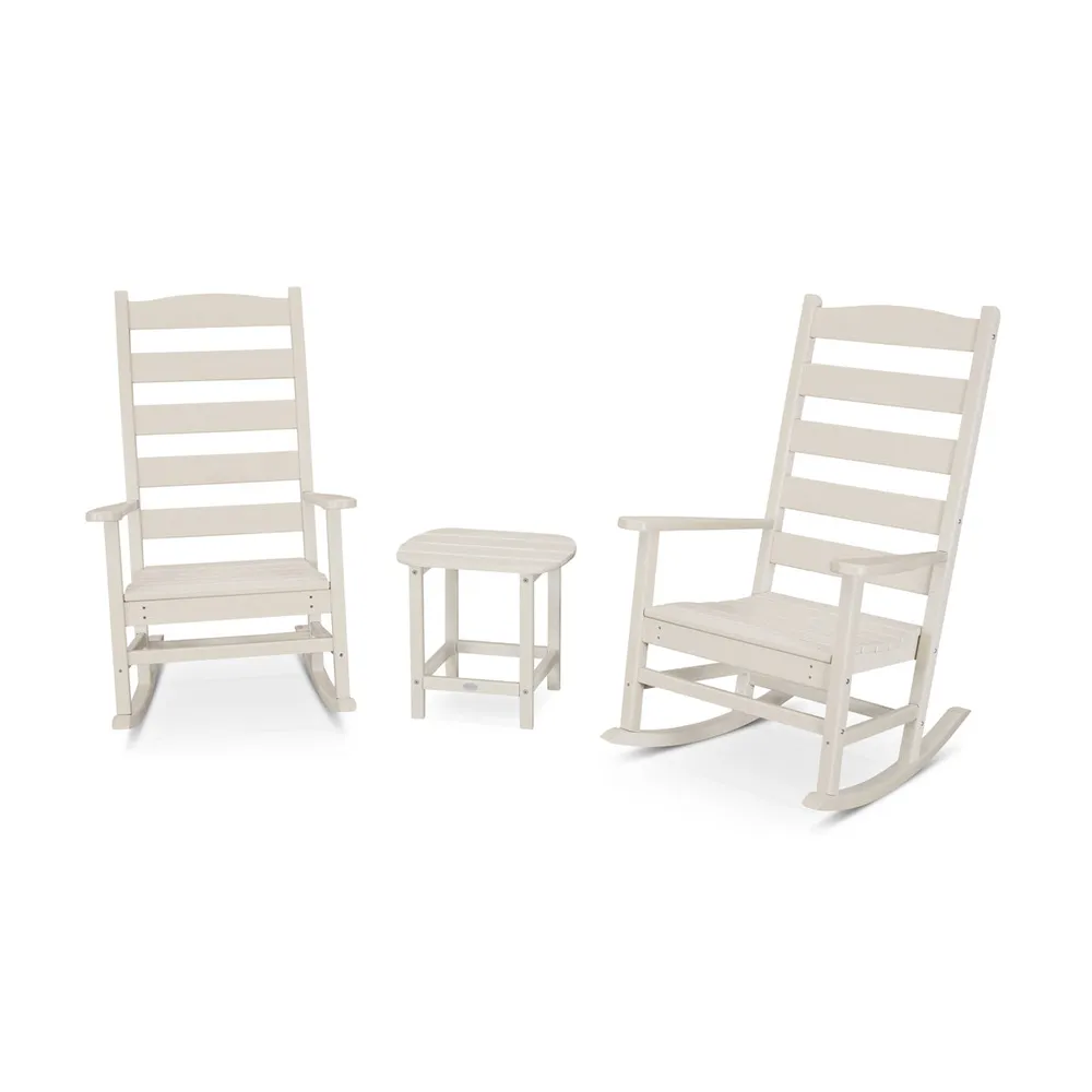 Shaker 3 Piece Porch Rocking Chair Set