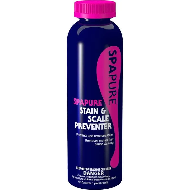 SpaPure® 1 pt Stain & Scale Preventer Bottle C003249-CS40P