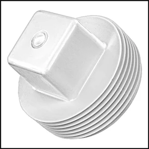 Spears MFG Co. 1 1/2″ White Square Head Plastic Plug (#P106-015)