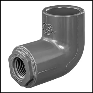 Spears MFG Co. 1″ X 1/2″ 90 Degree Elbow SCH 80 Slip X FPT (#807-130)