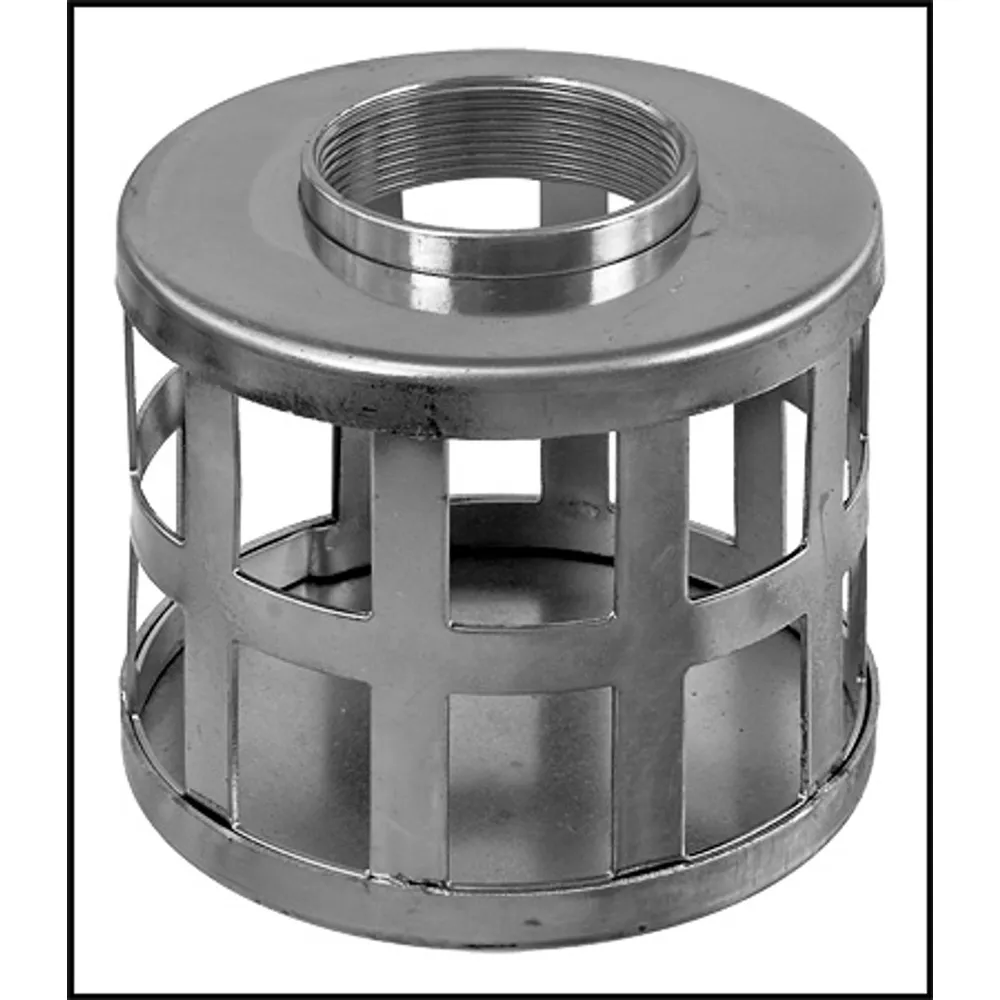 Square Hole Zinc Plated Steel Hose Strainer SHS200 – NPSM Threads