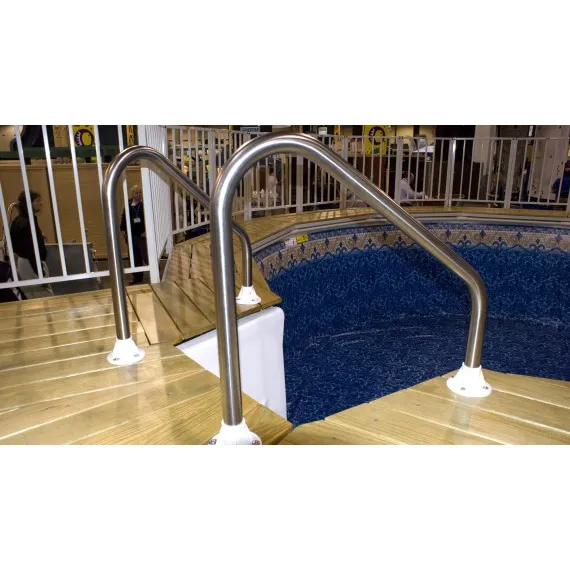 Stainless Steel Deck Mounted Handrail Kit