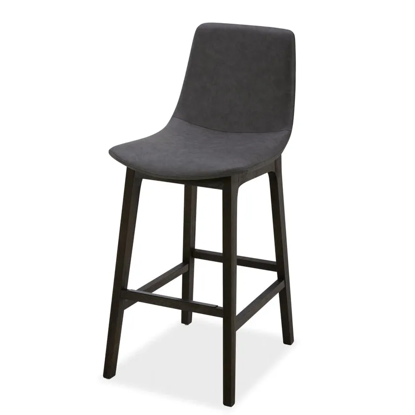 Studio Deluxe Uph. 30″ Barstool – Charcoal