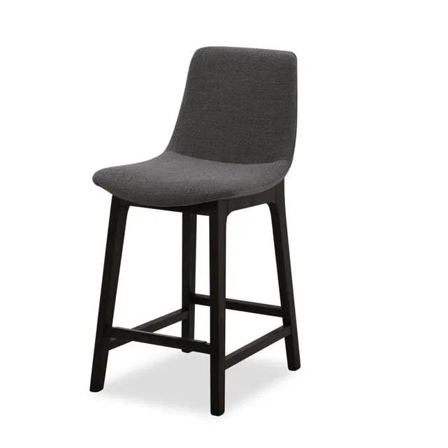 Studio Fabric 26″ Counter Stool – Grey