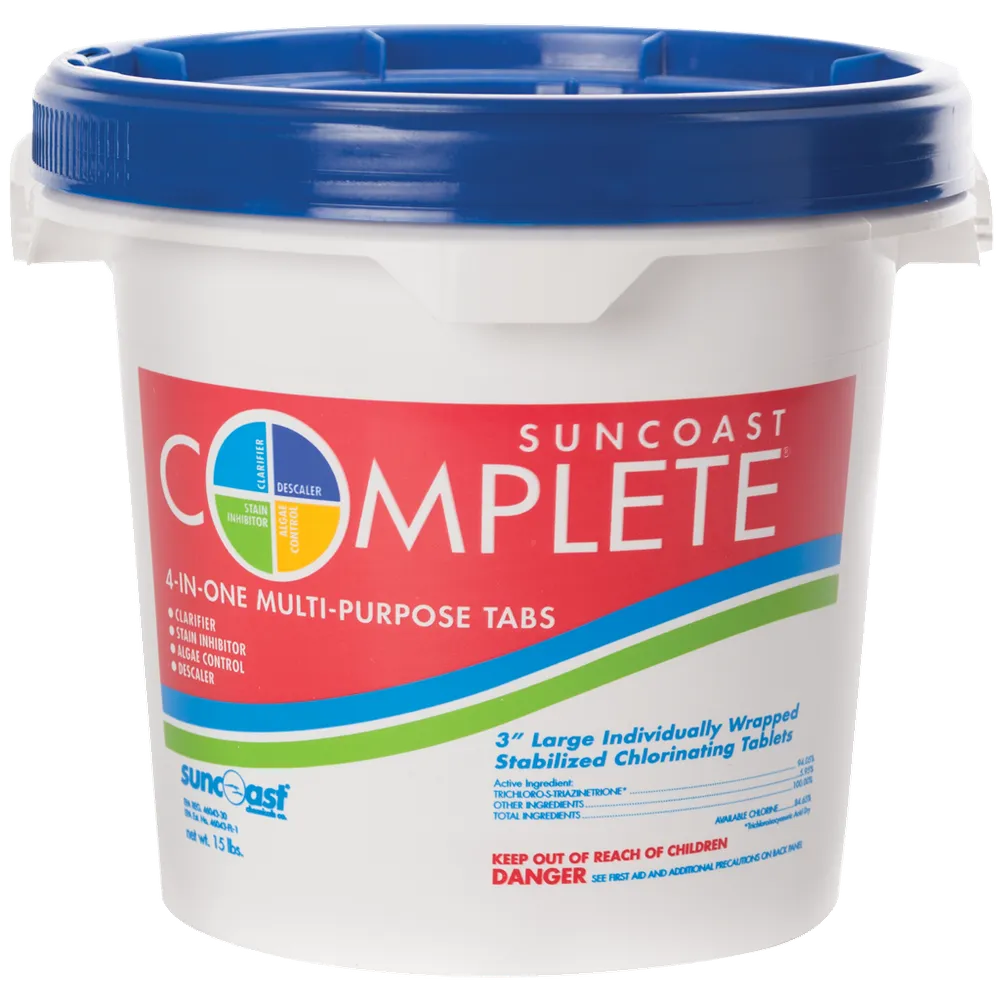 Suncoast Complete Multi-Purpose 3″ Chlorine Tablets