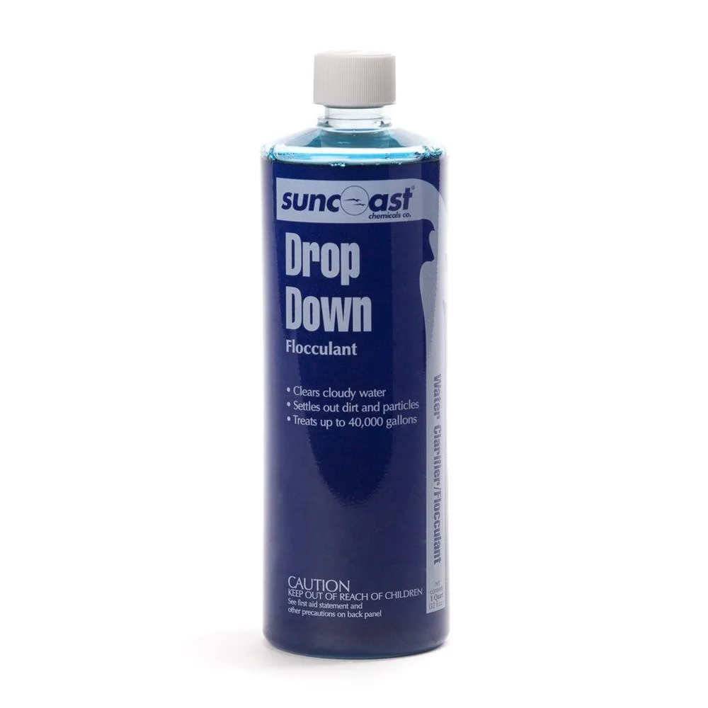 Suncoast Drop Down Flocculant, Qt.