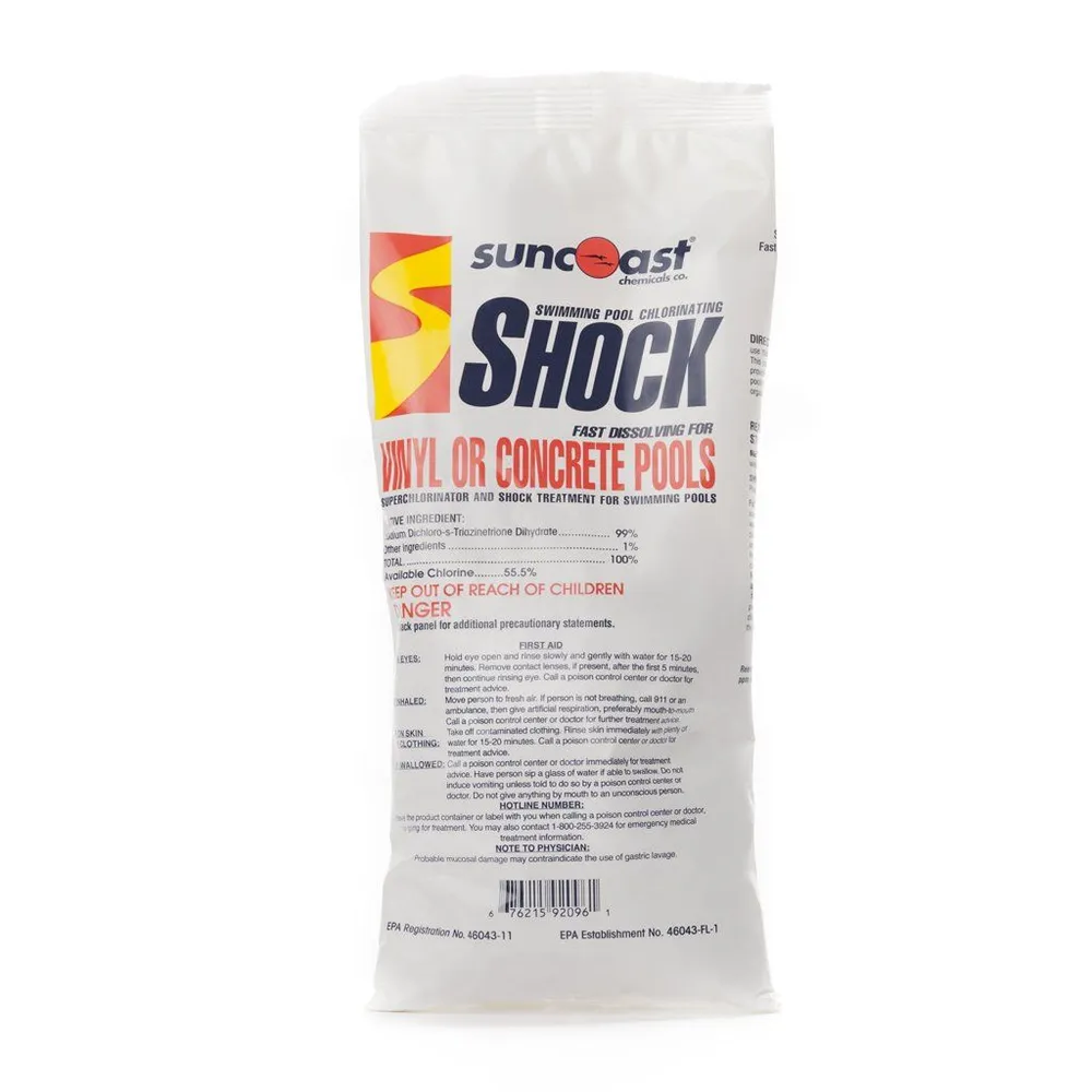 Suncoast Shock for Vinyl & Concrete Pools, 1 Lb.