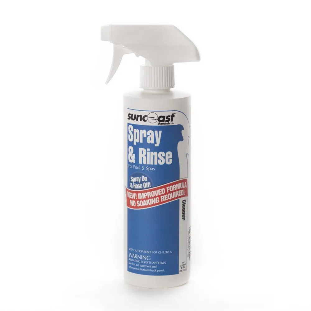 Suncoast Spray & Rinse Filter Cleaner, Pint