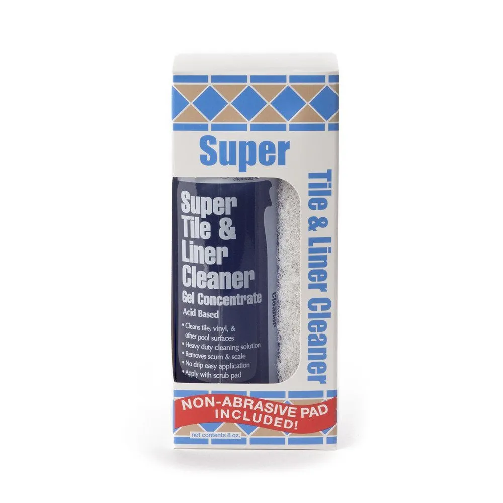 Suncoast Super Tile & Liner Cleaner with Scrubber, 8 oz.
